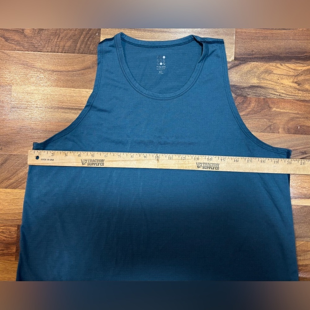 Title Nine Blue Sleeveless Tank Top Scoop Neck Casual Athletic Womens XL - Picture 3 of 5